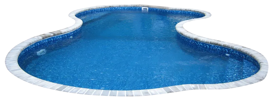Residential swimming pool serviced by P-Jay's Pools